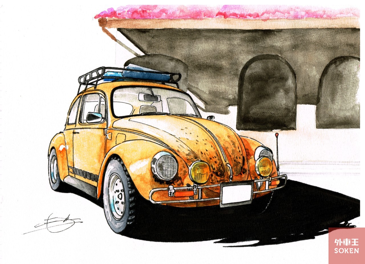 絵描き屋の独り言「カーイラスト旅日記」vol.26：「Show your '70VW'S 